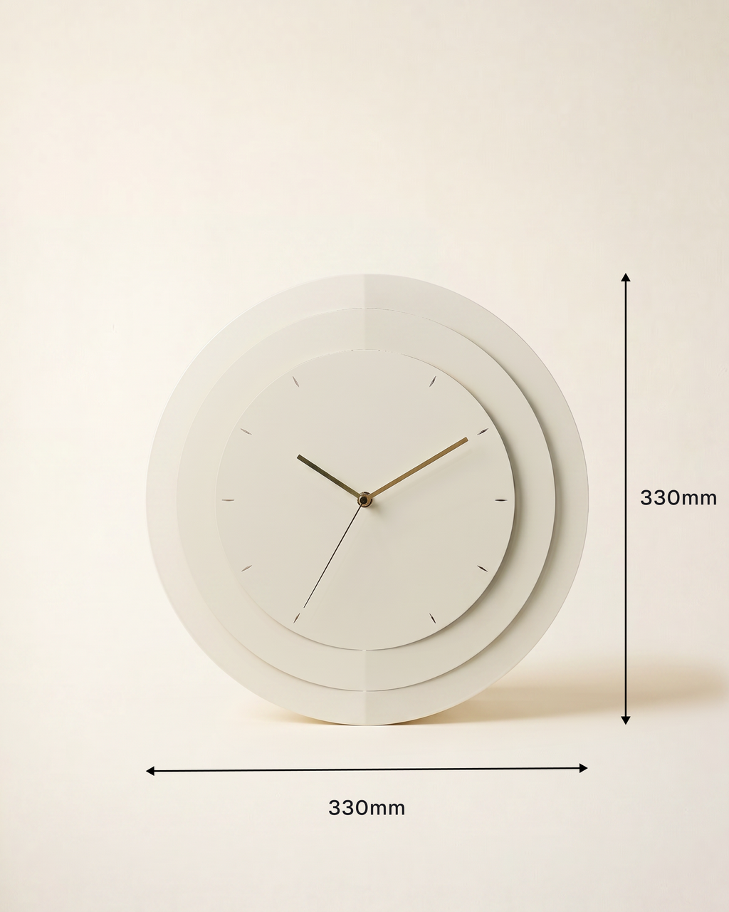 Slit wall clock