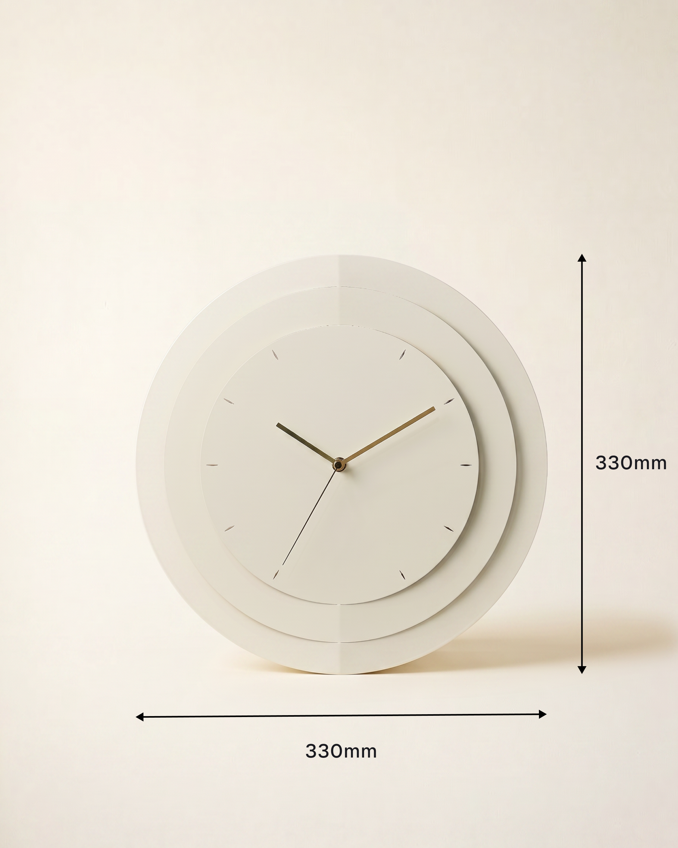Slit wall clock