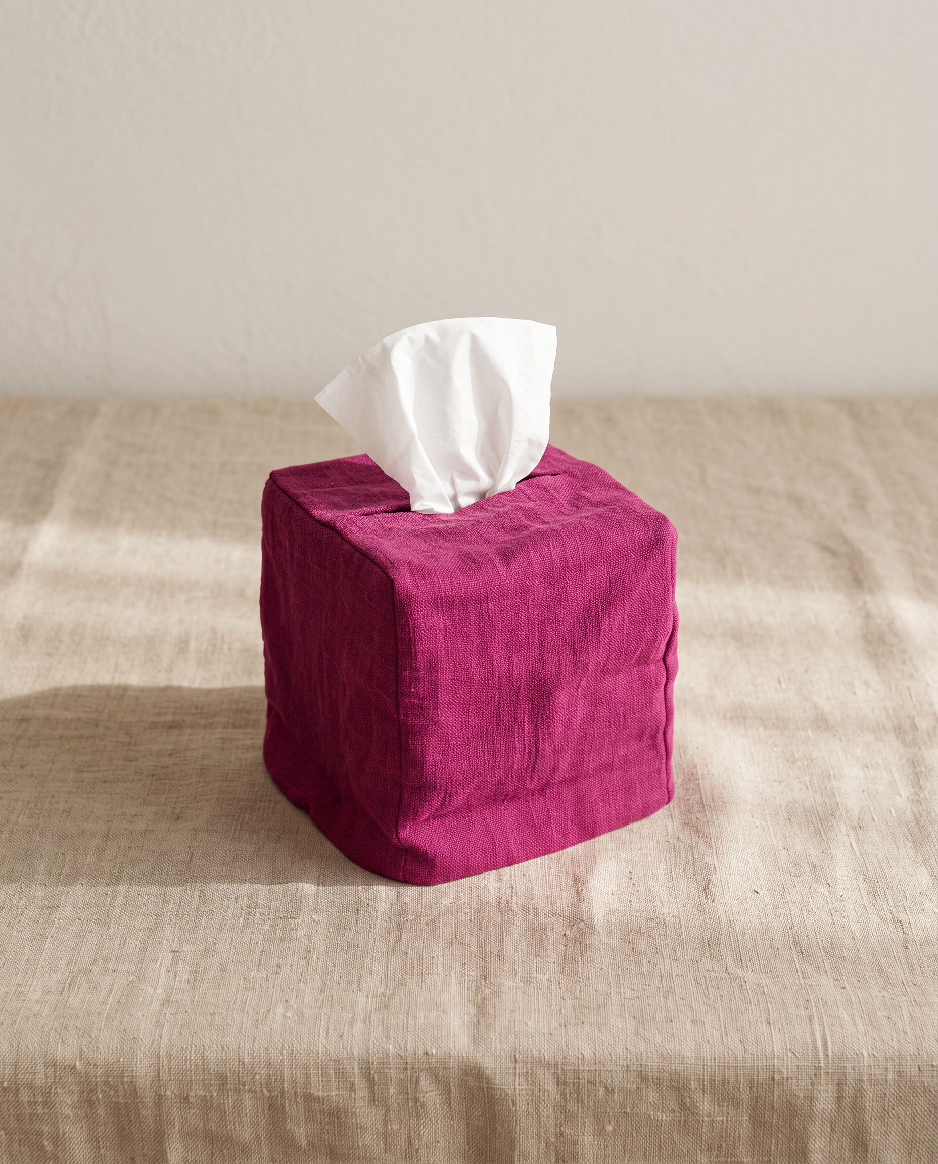 Linen tissue cover
