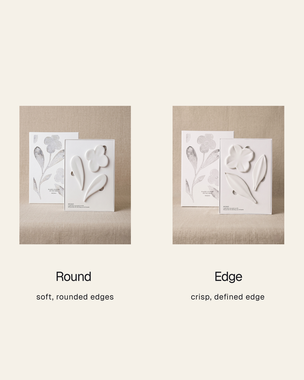 Petal cutlery rest set