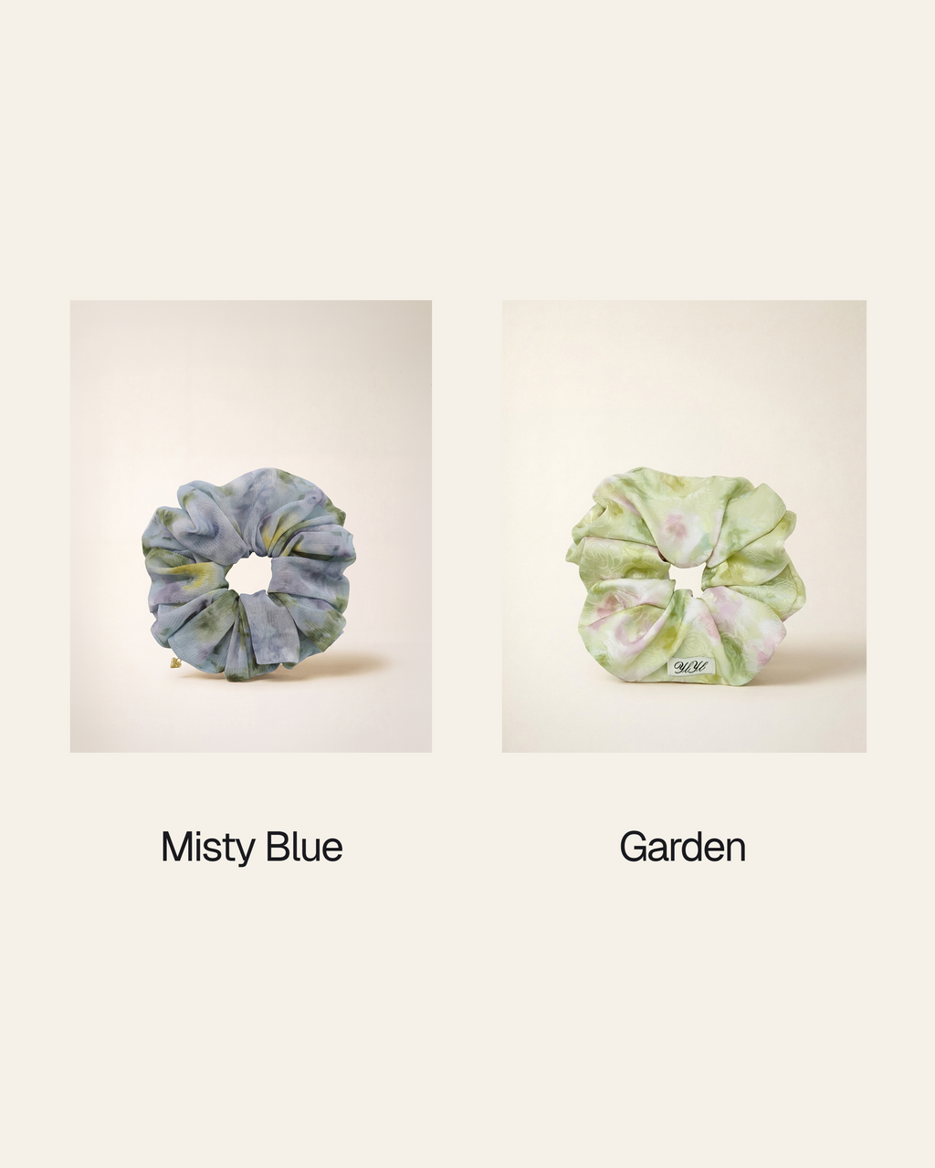 Maggie scrunchie, set of two