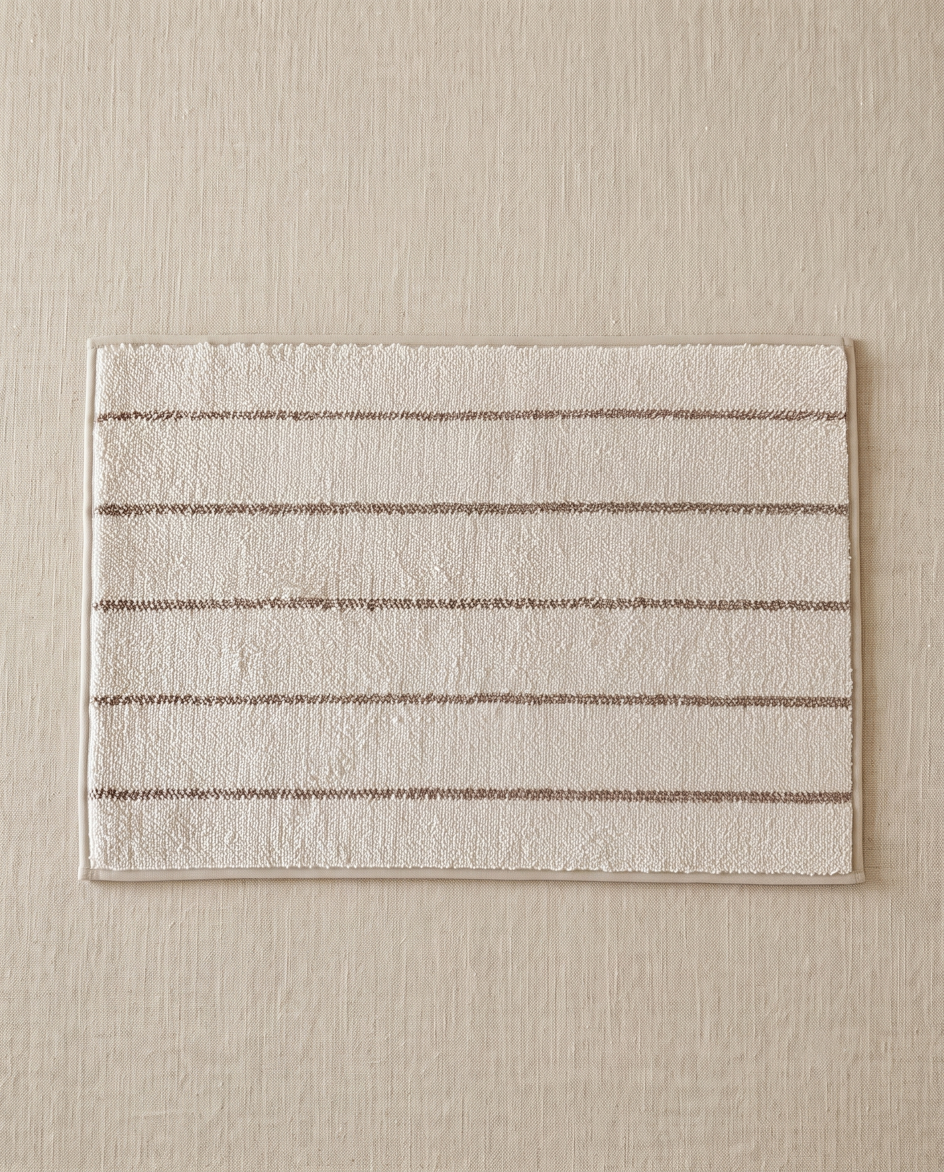 Beige stripe mat
