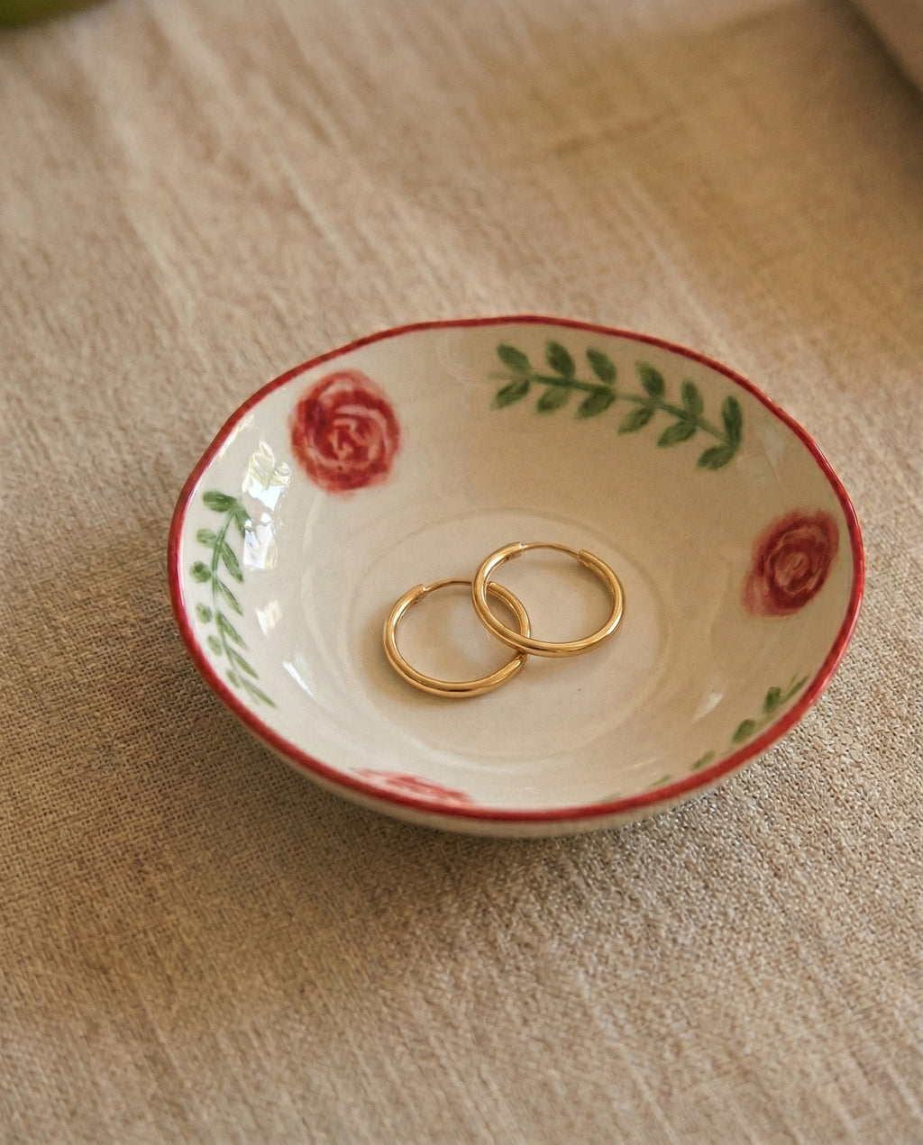 Fine rose mini bowls, set of 2 or 4