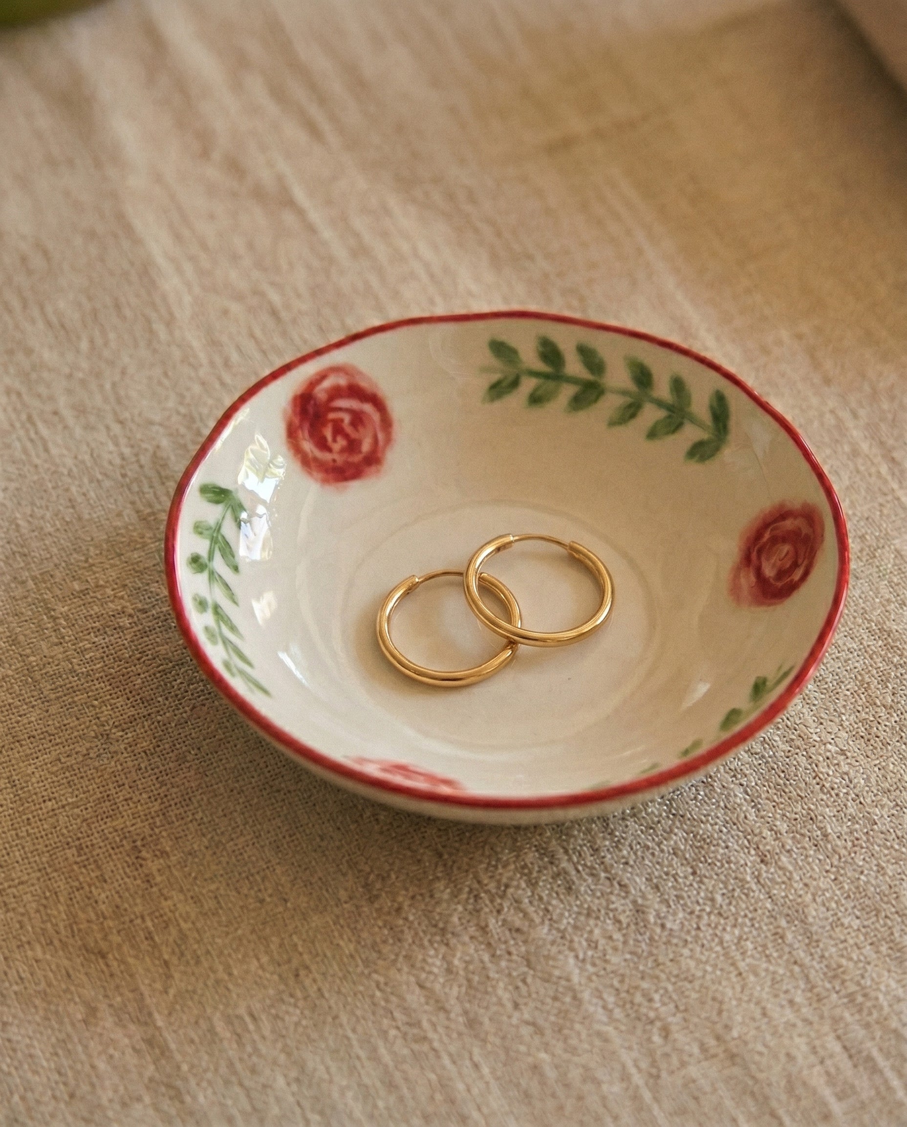 Fine rose mini bowls, set of 2 or 4