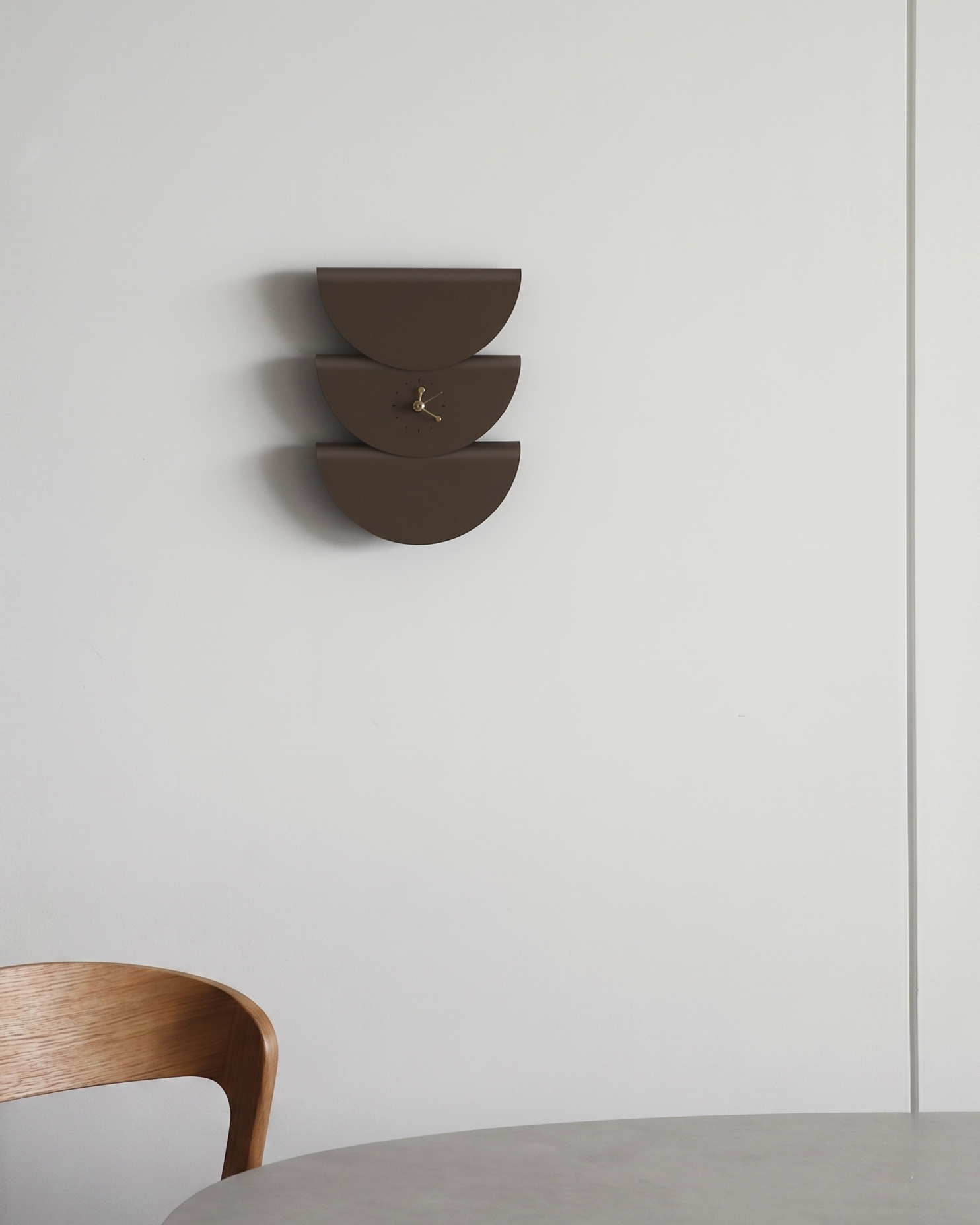 Mandarin wall clock