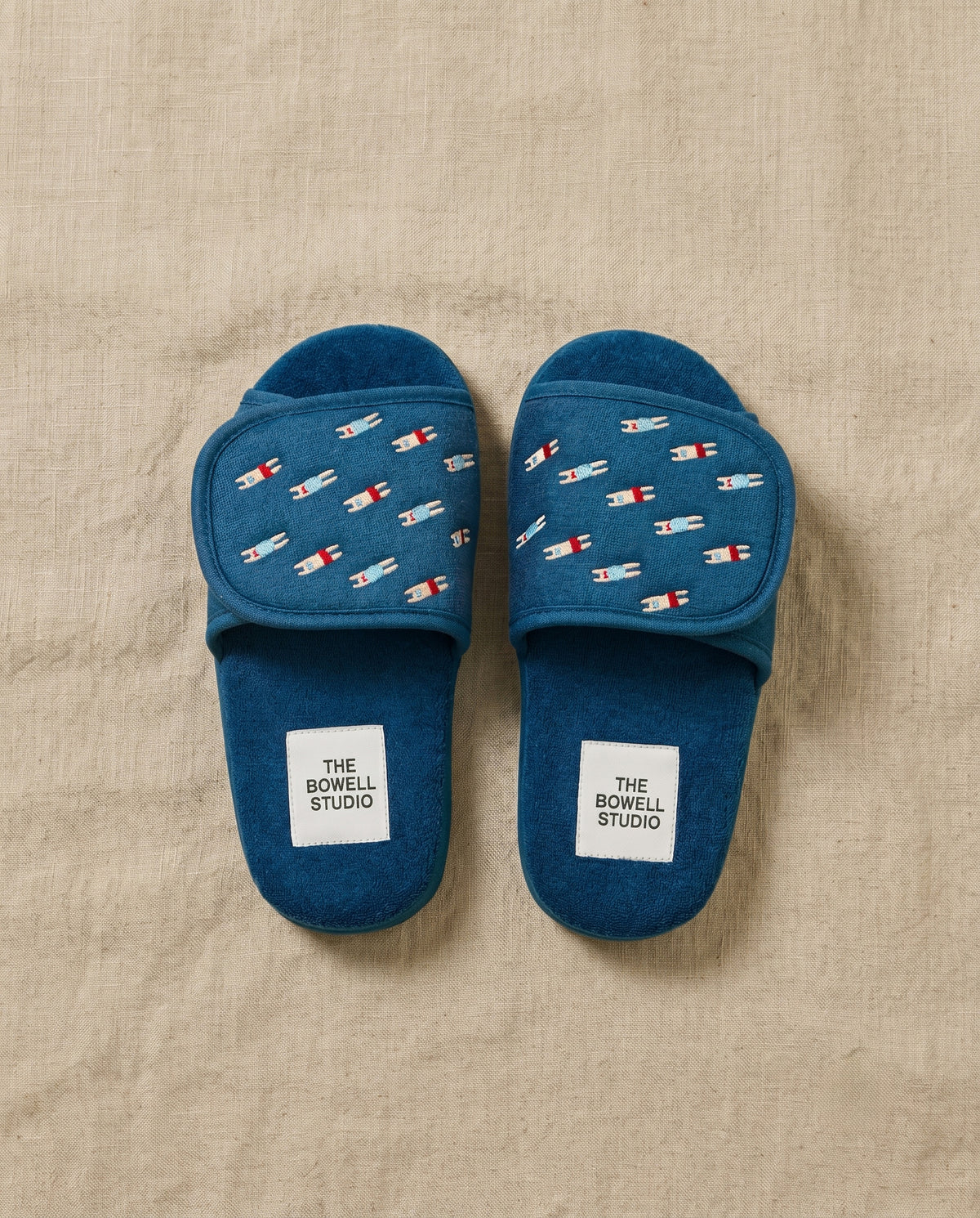 Swimming terry slippers