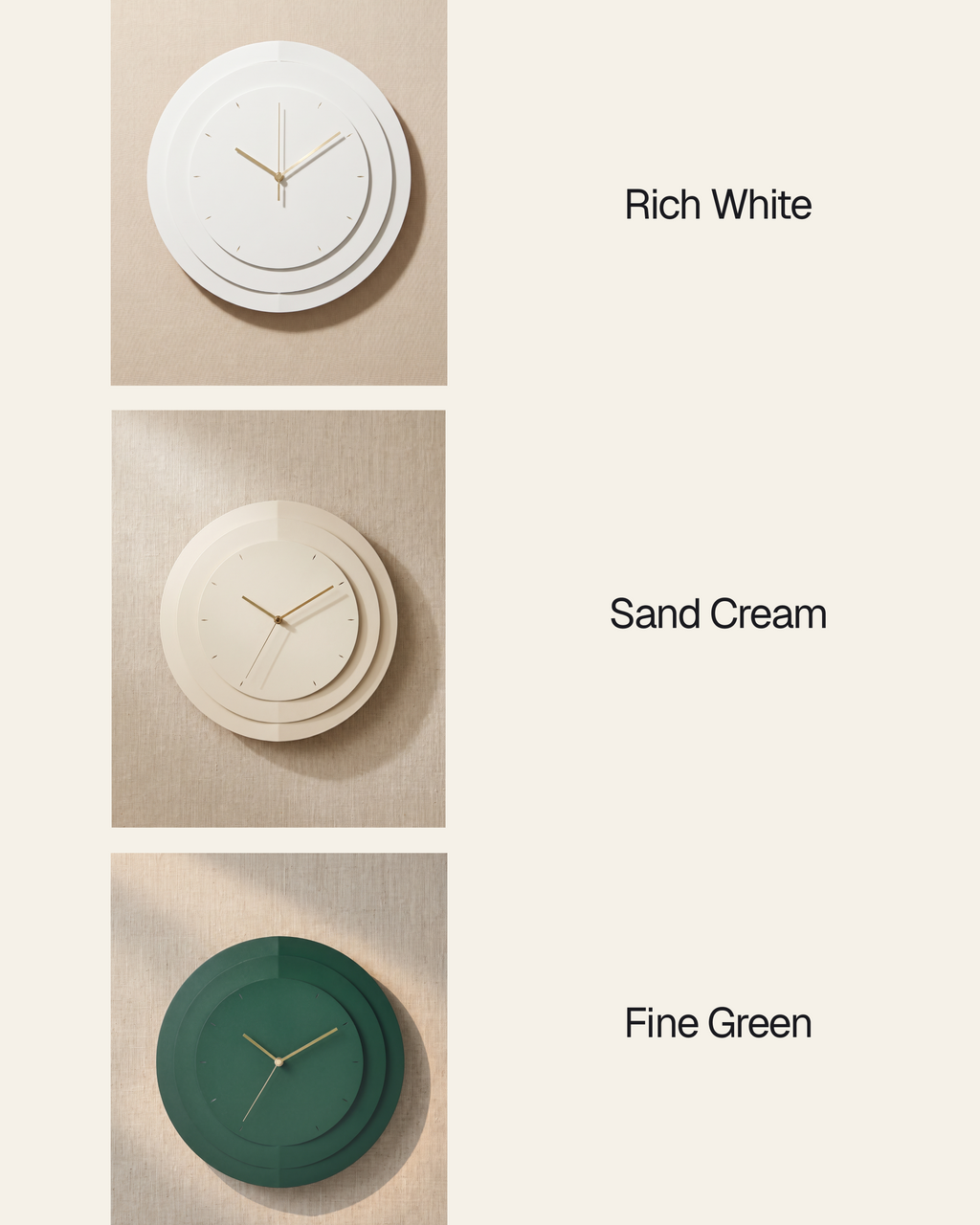 Slit wall clock
