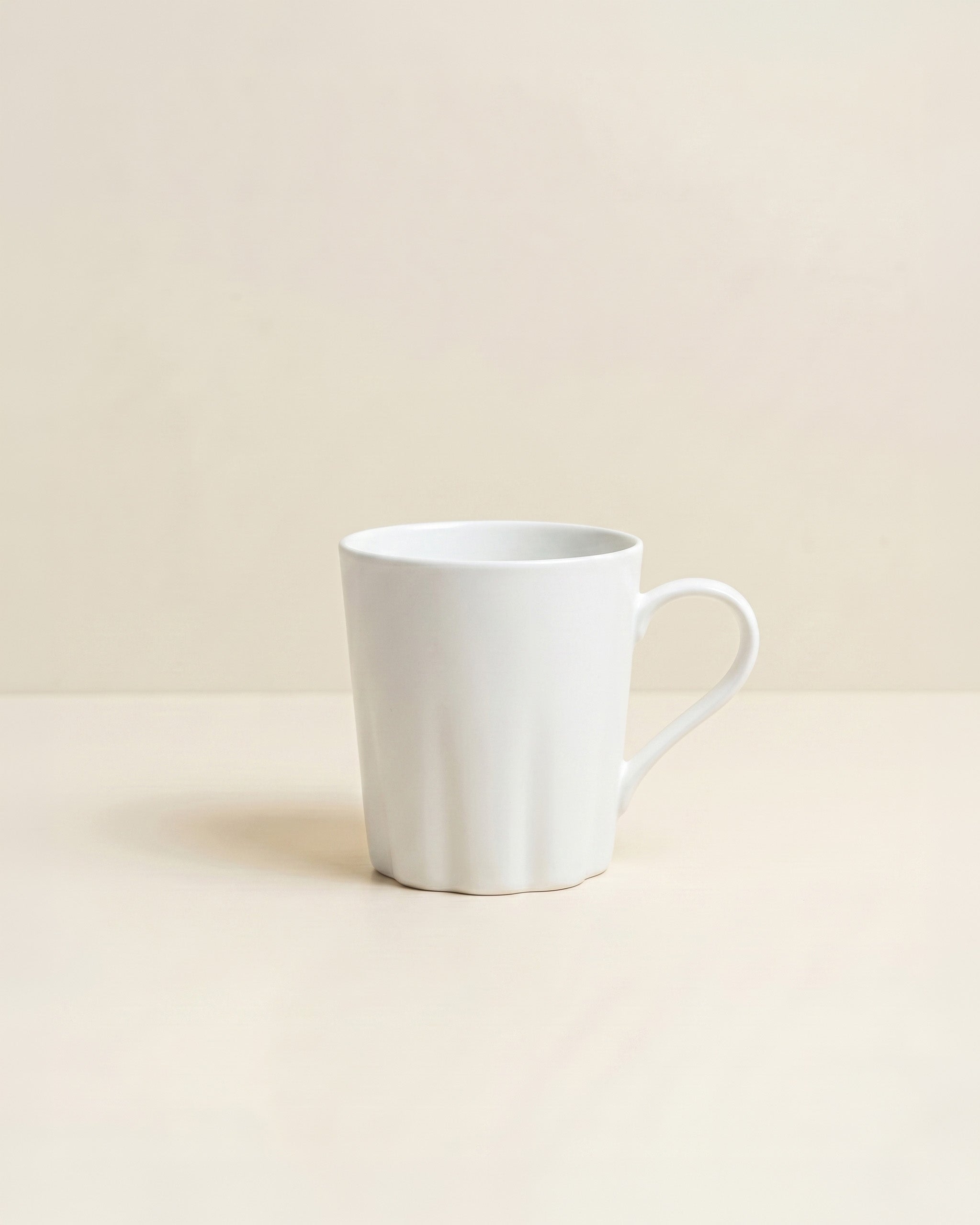 Grid and flower mugs, set of two