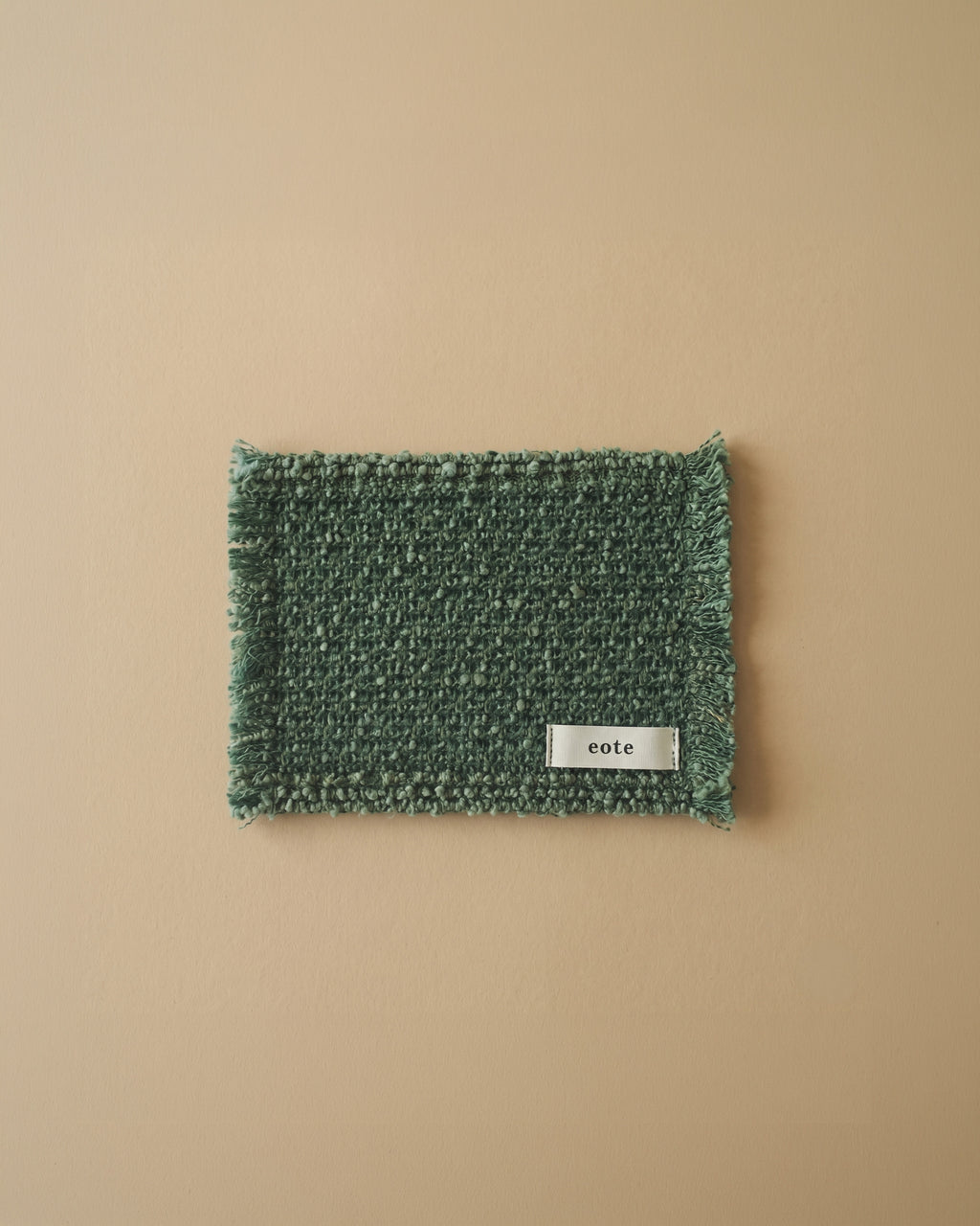 Tasseled tea coaster, set of two
