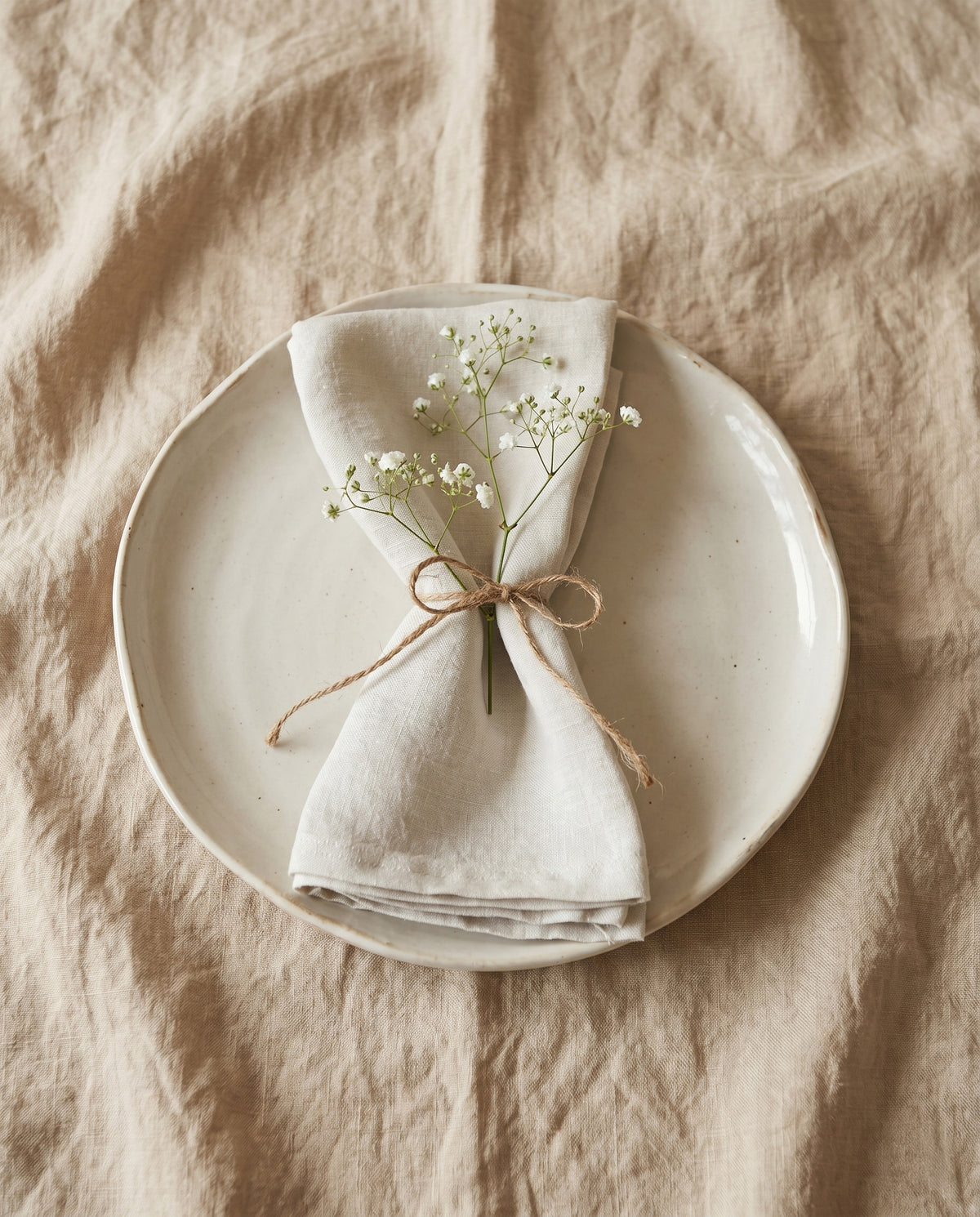 French linen napkin, set of four