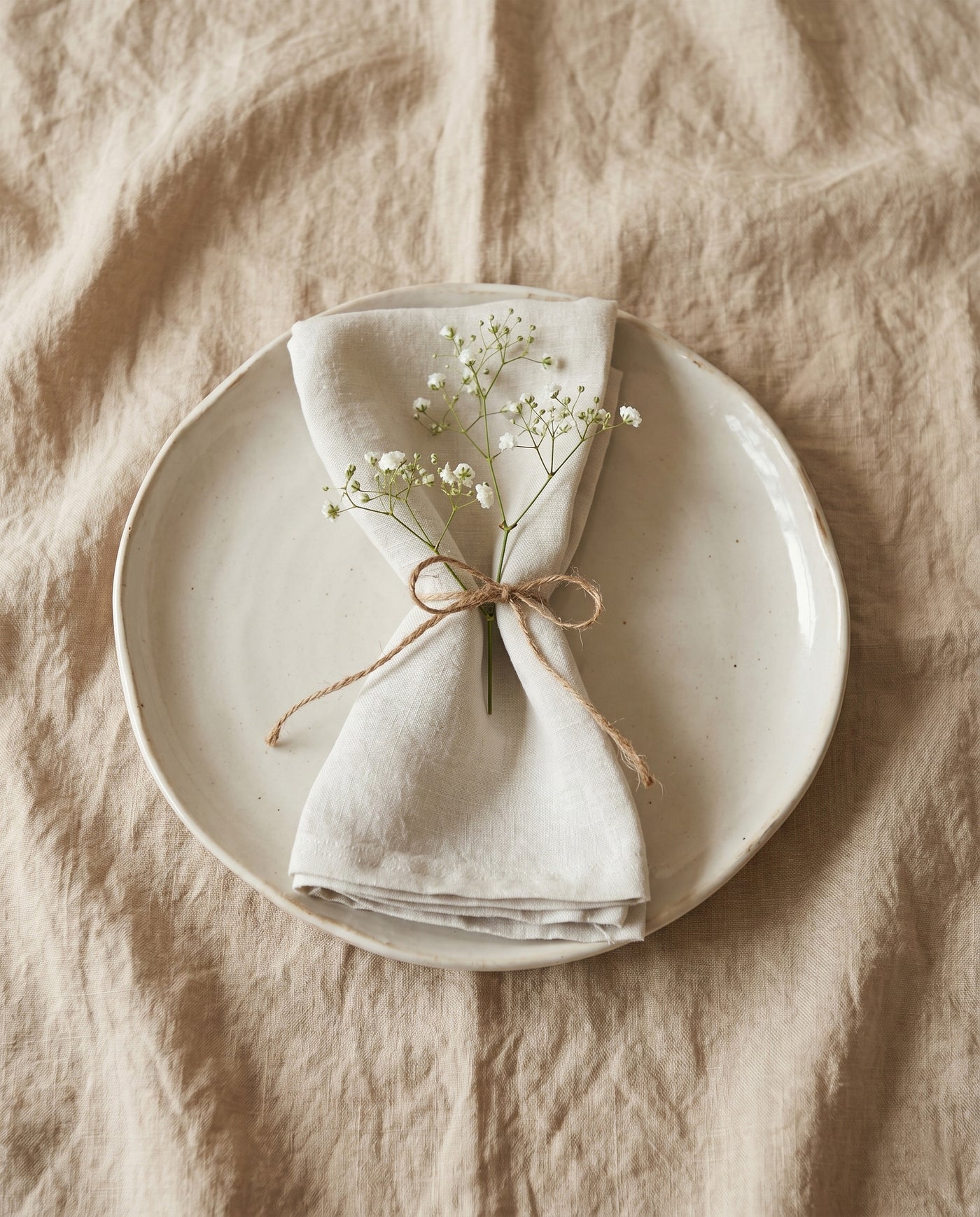 French linen napkin