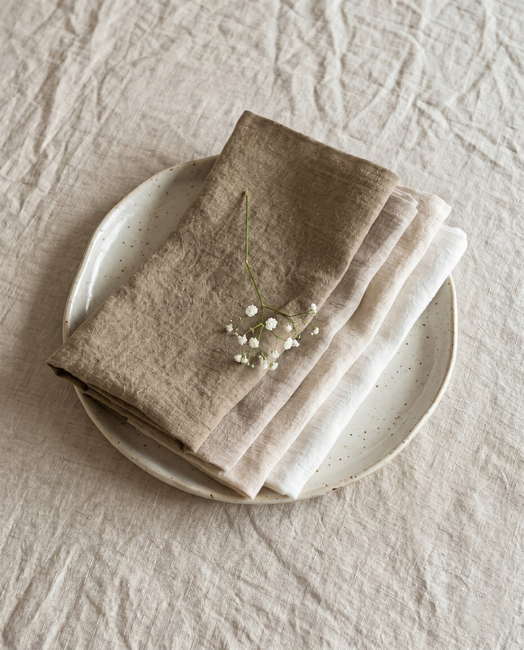 French linen napkin, set of four