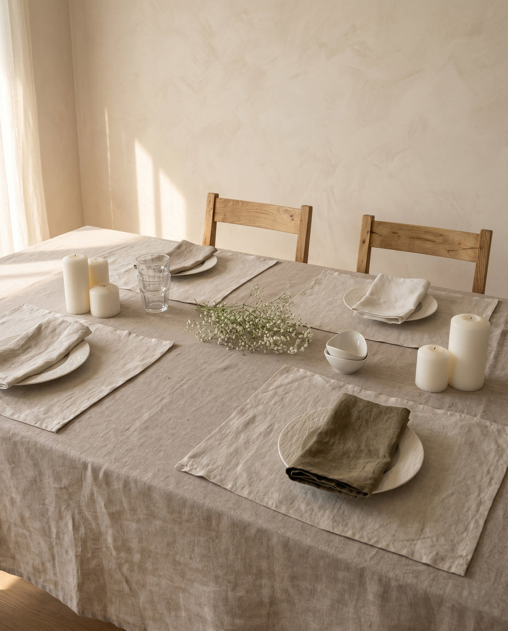 French linen napkin, set of four