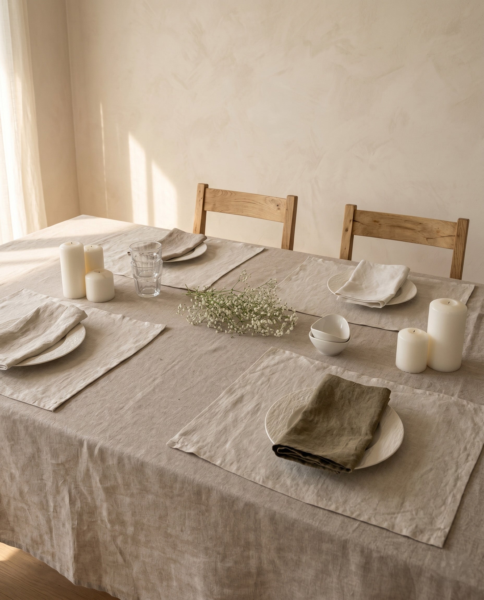 French linen napkin, set of four