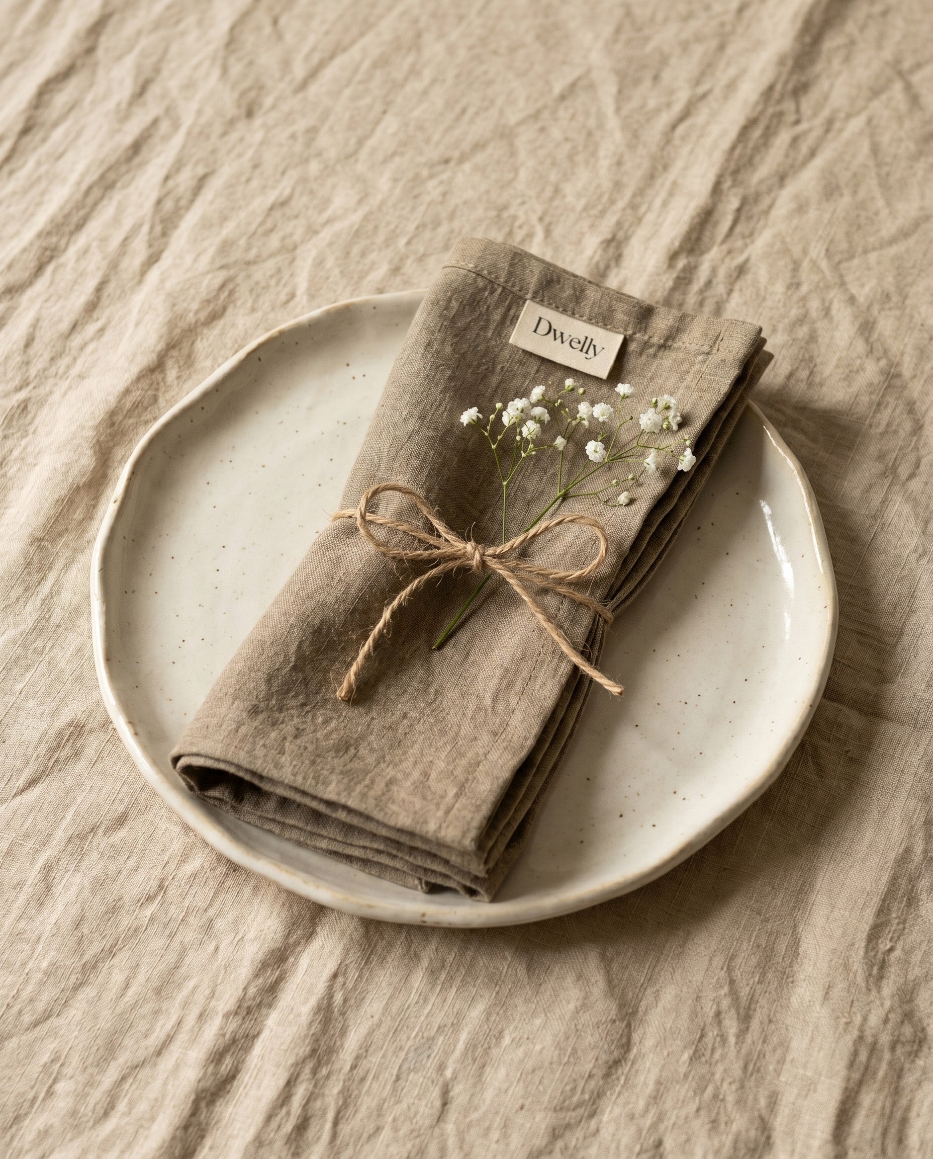 French linen napkin, set of four