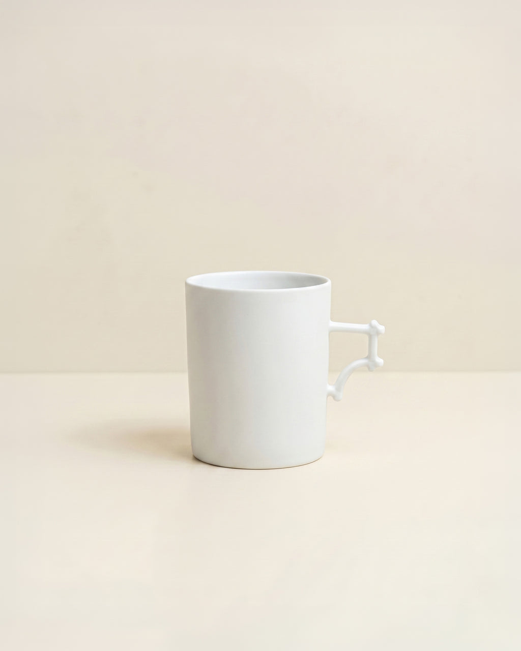 Grid and flower mugs, set of two