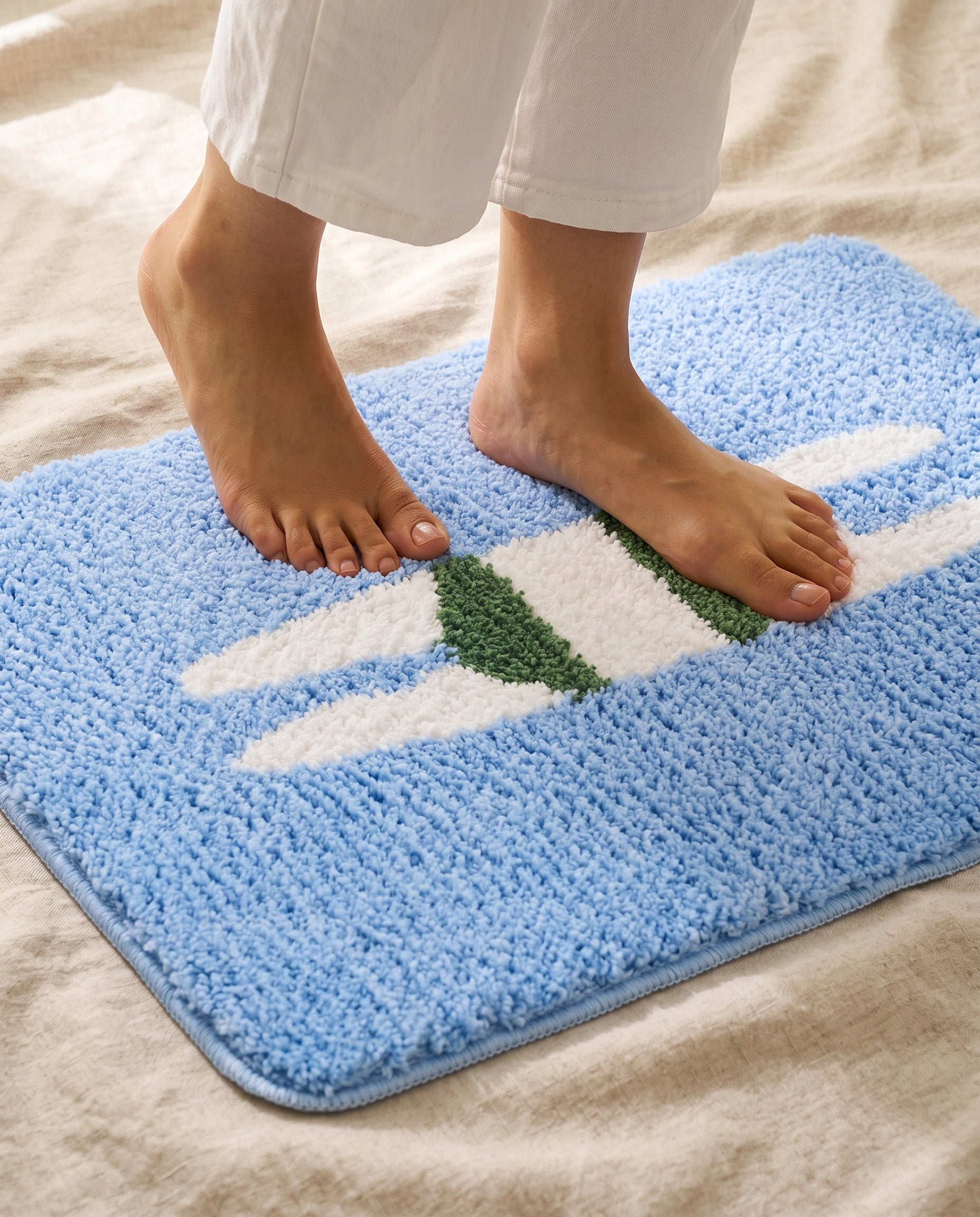 Swimming bath mat