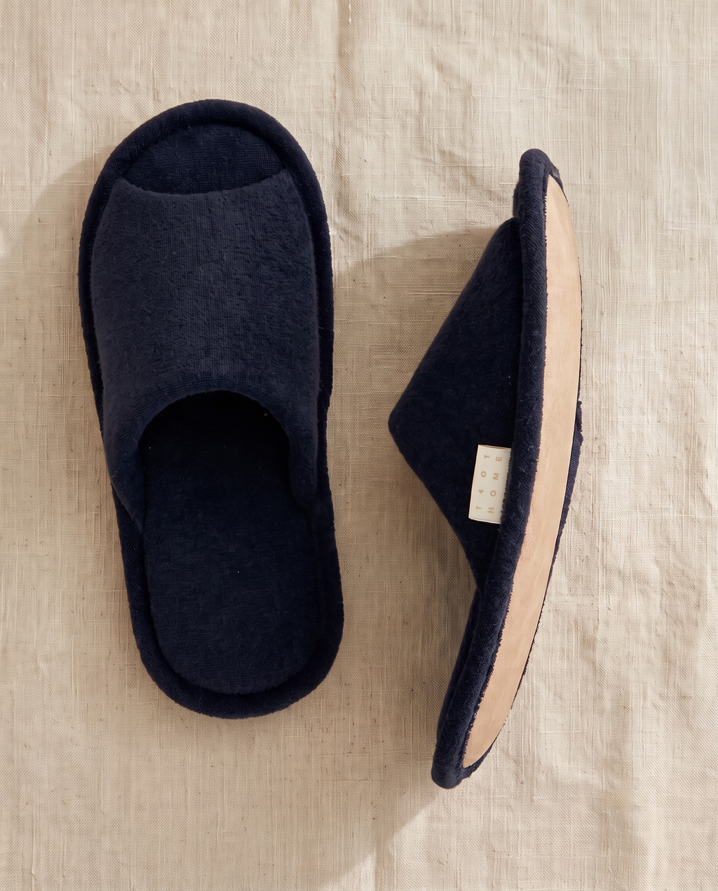 Terry slippers, open type