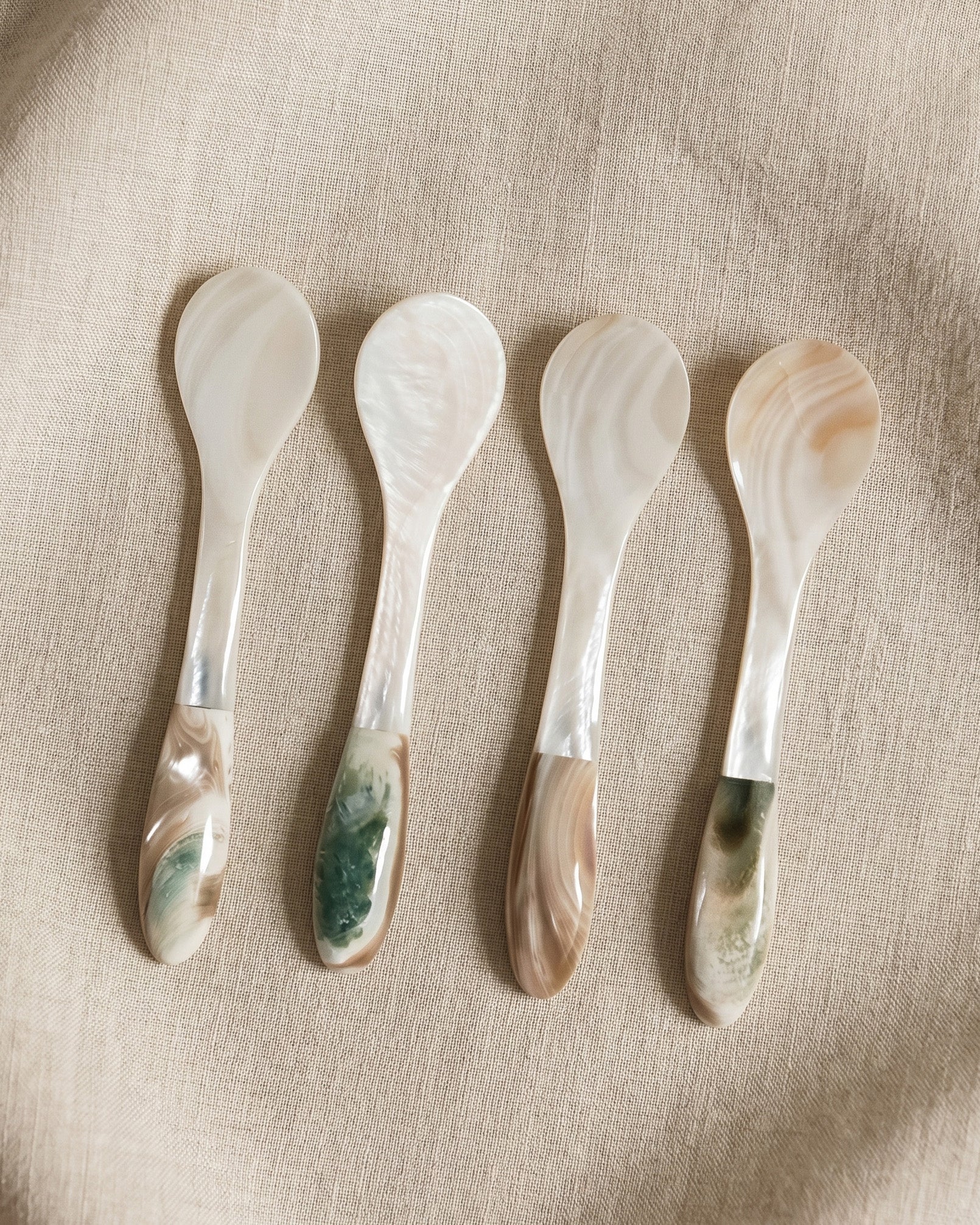 Mother-of-pearl spoons