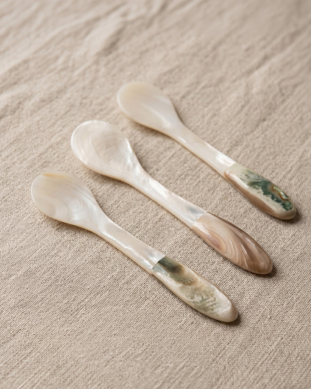 Mother-of-pearl spoons