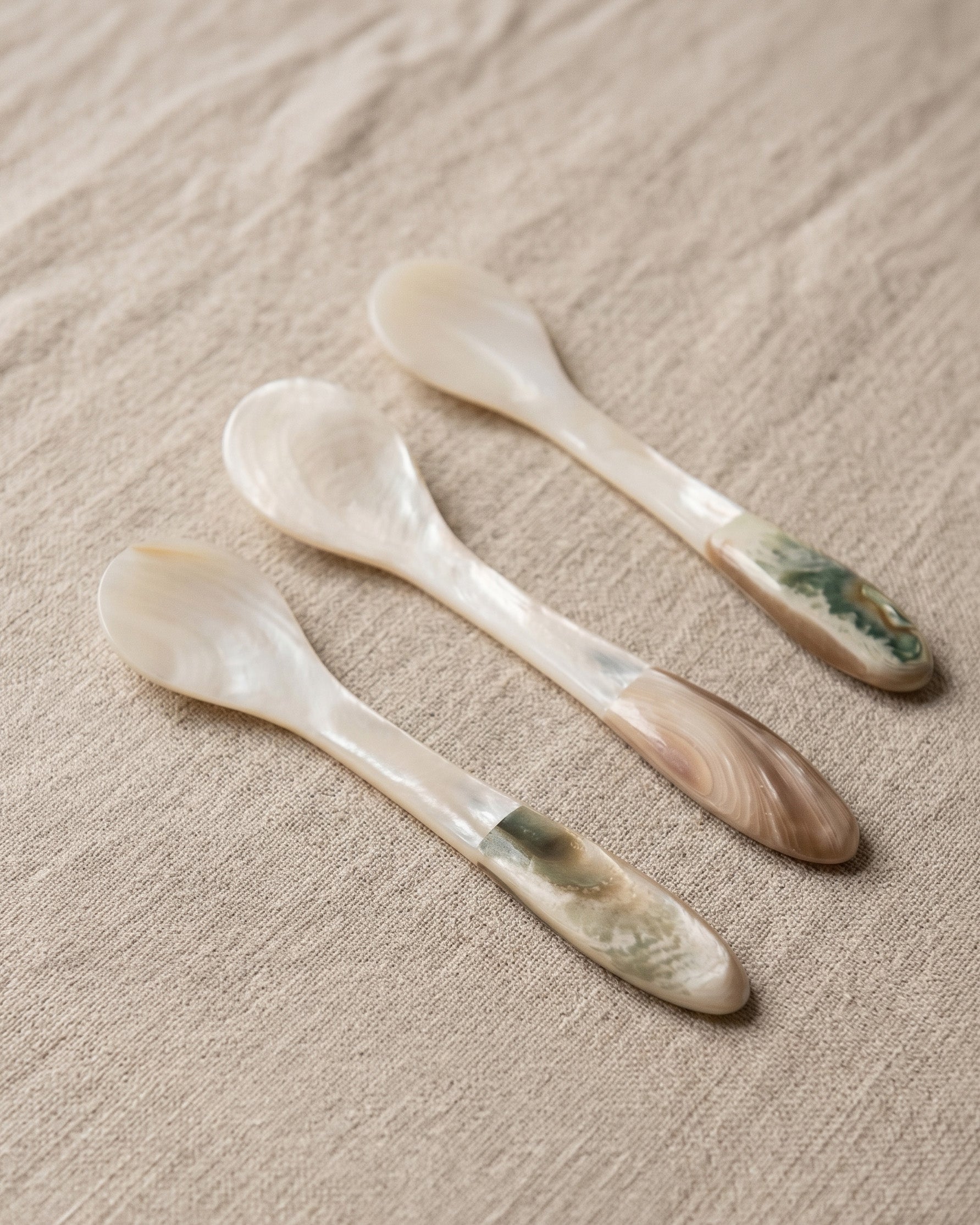 Mother-of-pearl spoons