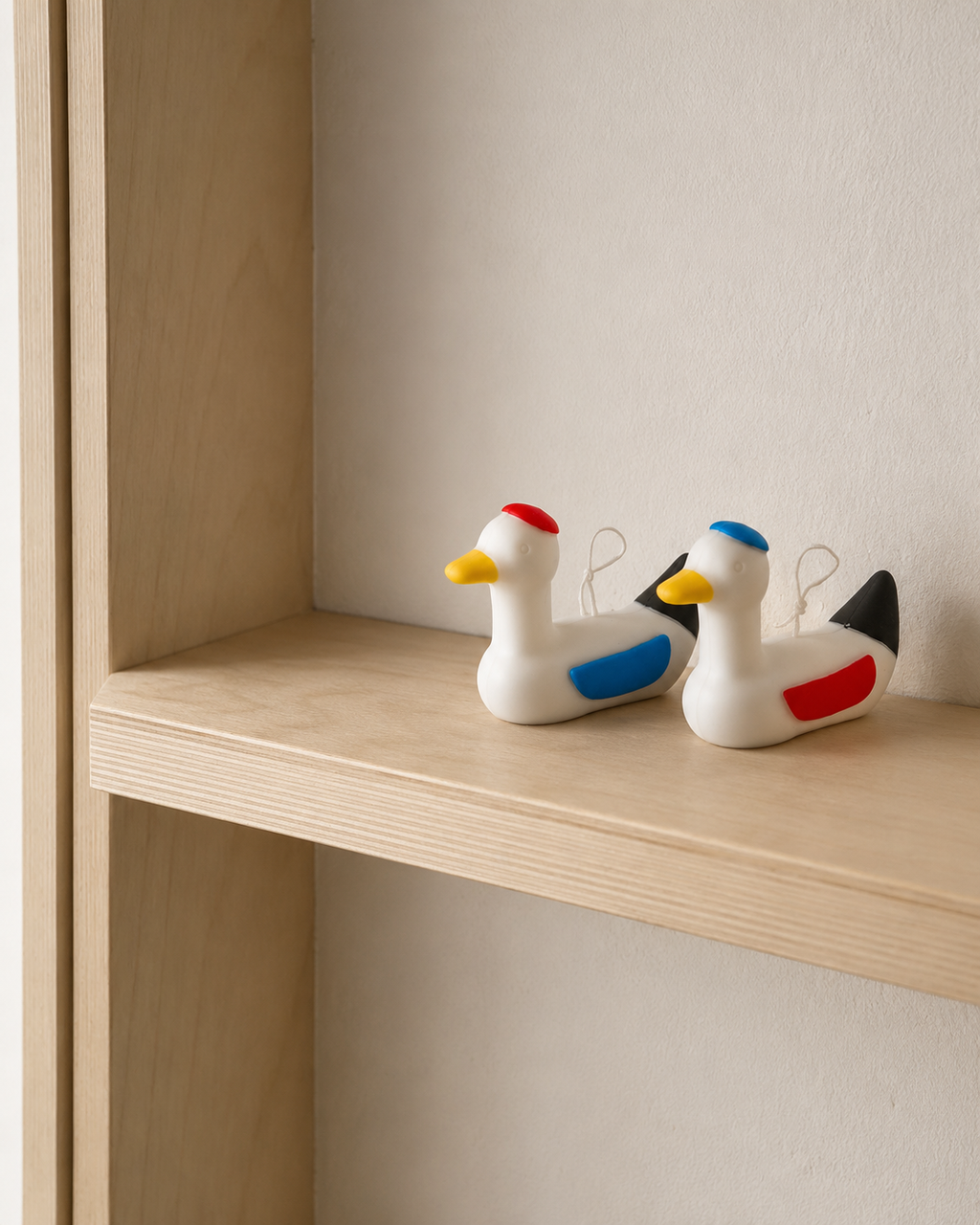 Mandarin duck candles