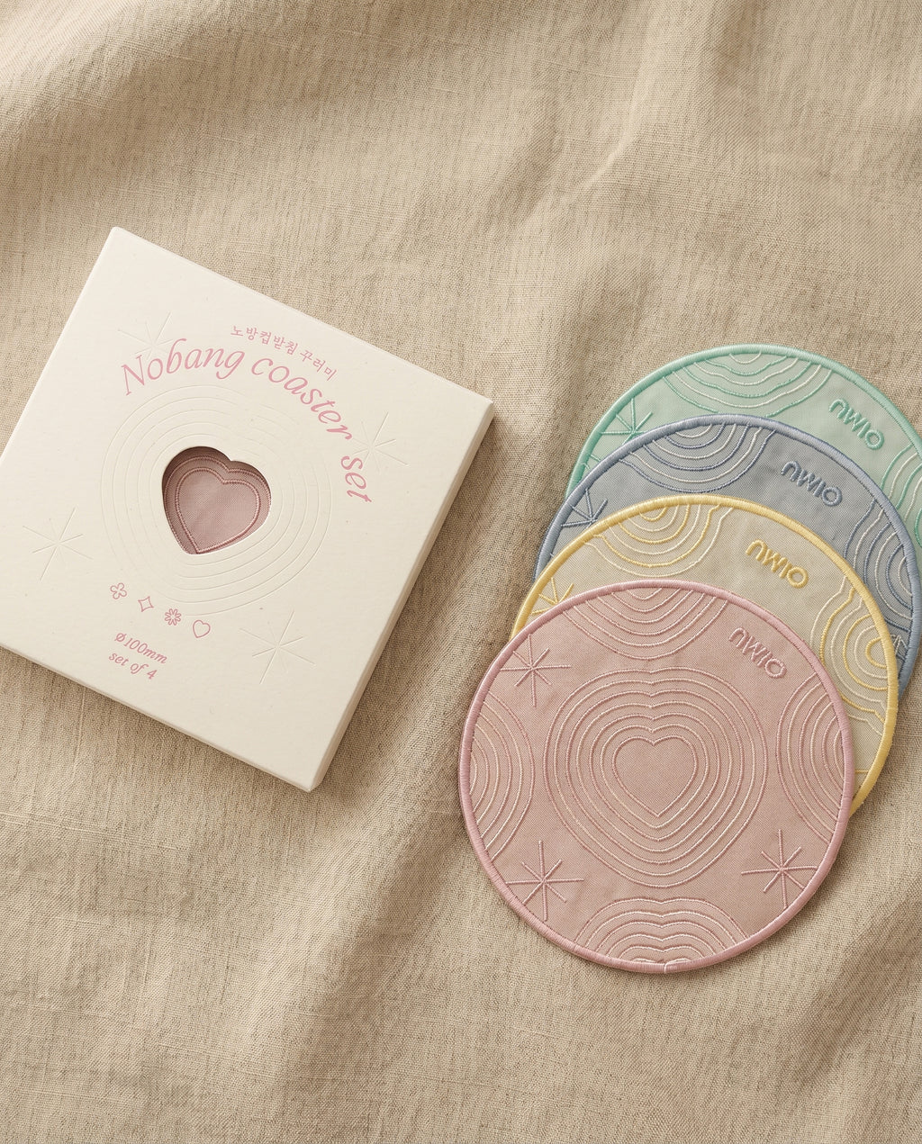 Nobang coasters, set of four