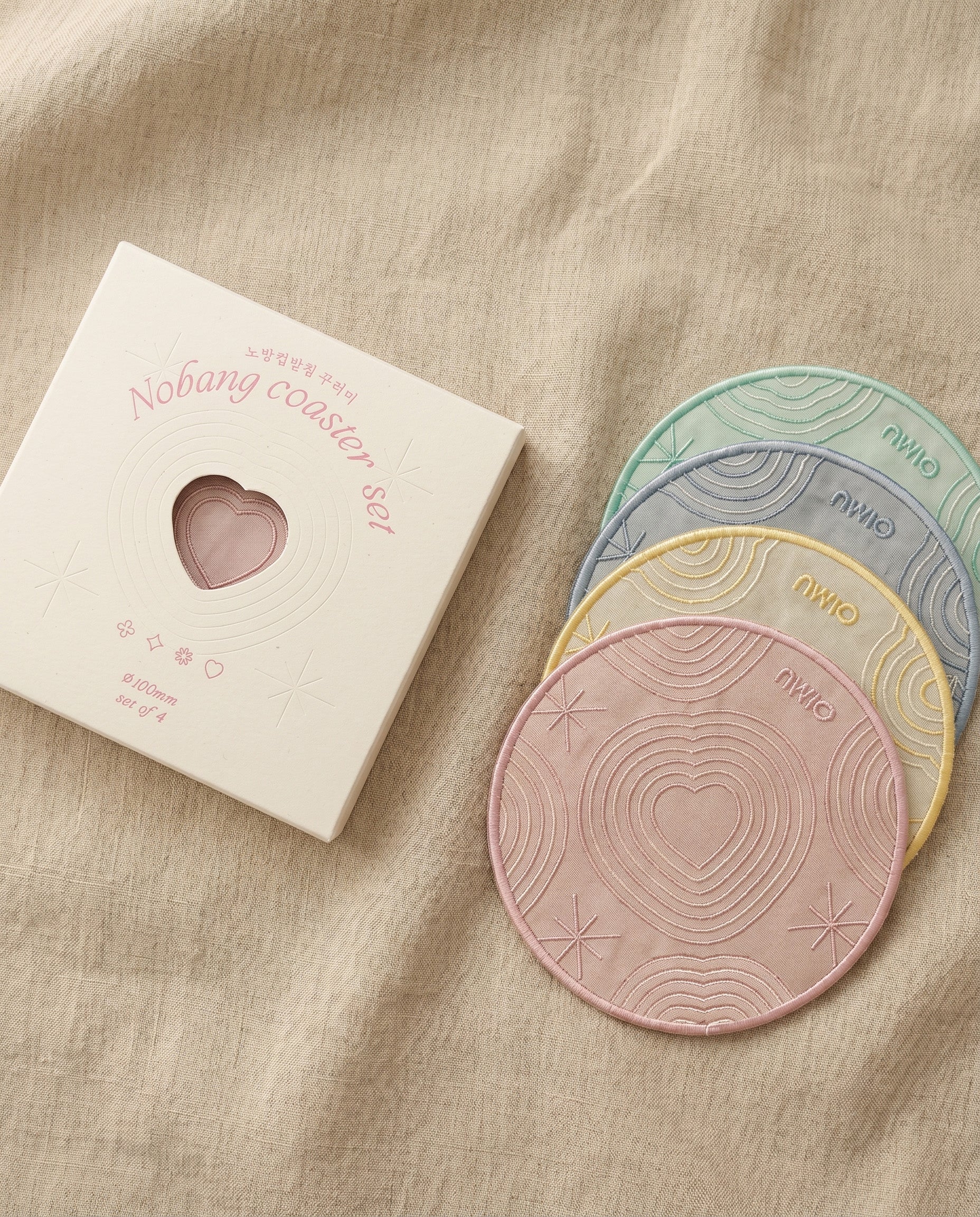 Nobang coasters, set of four