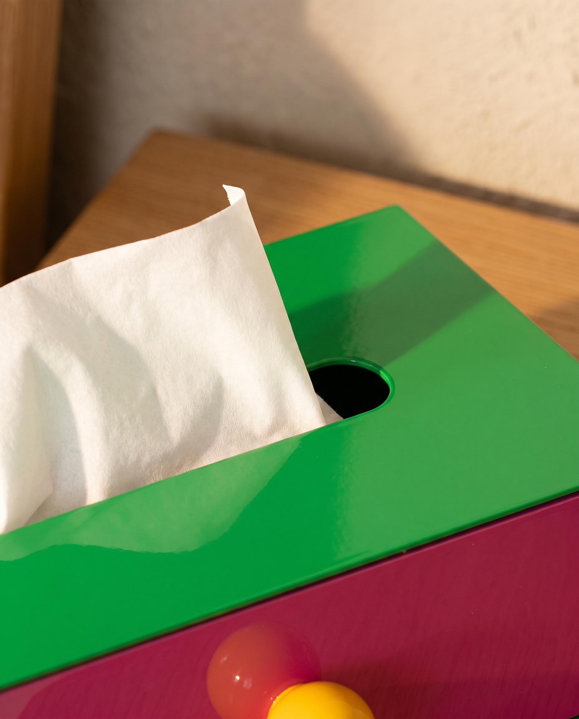 Ball library tissue case, made to order