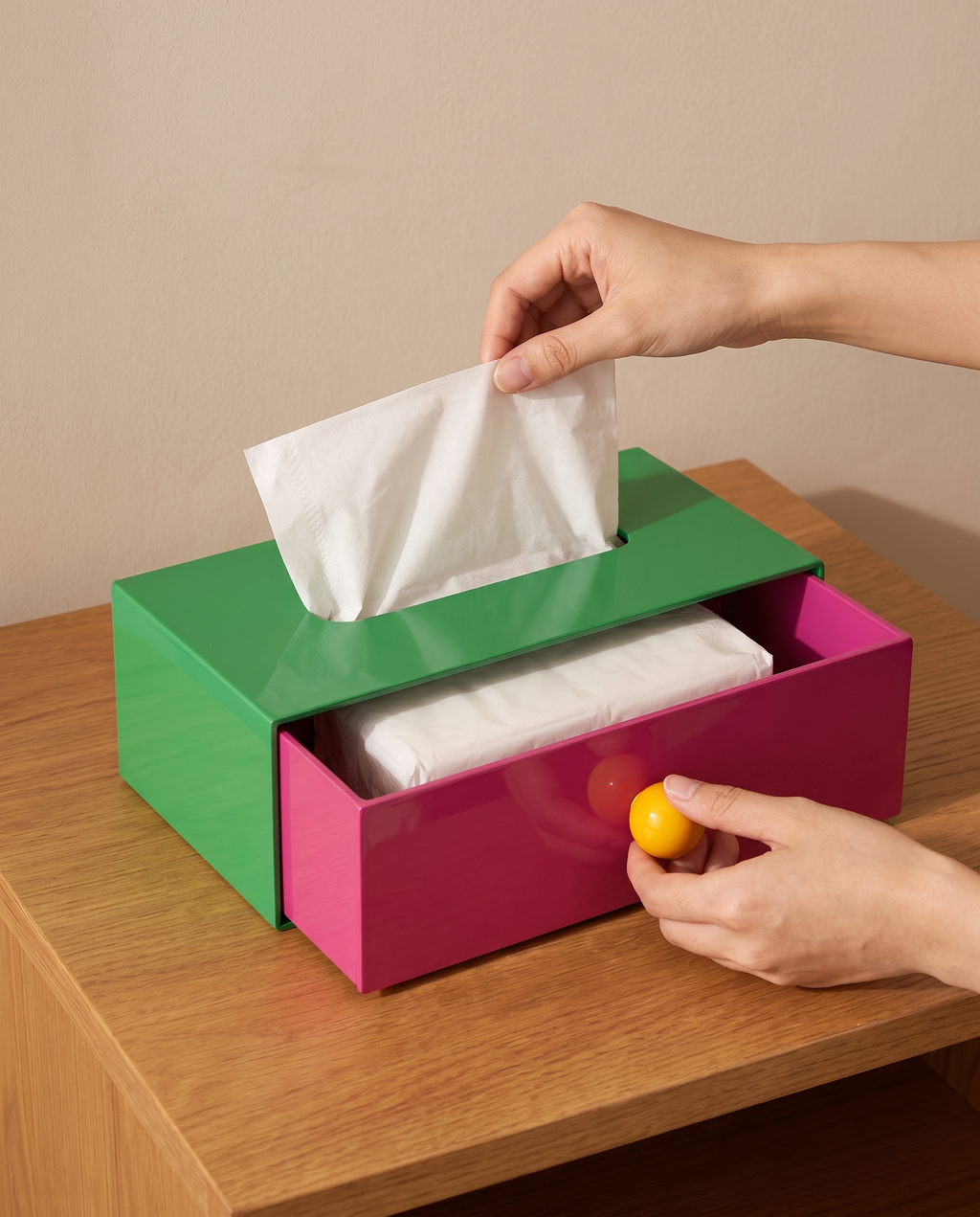 Ball library tissue case, made to order