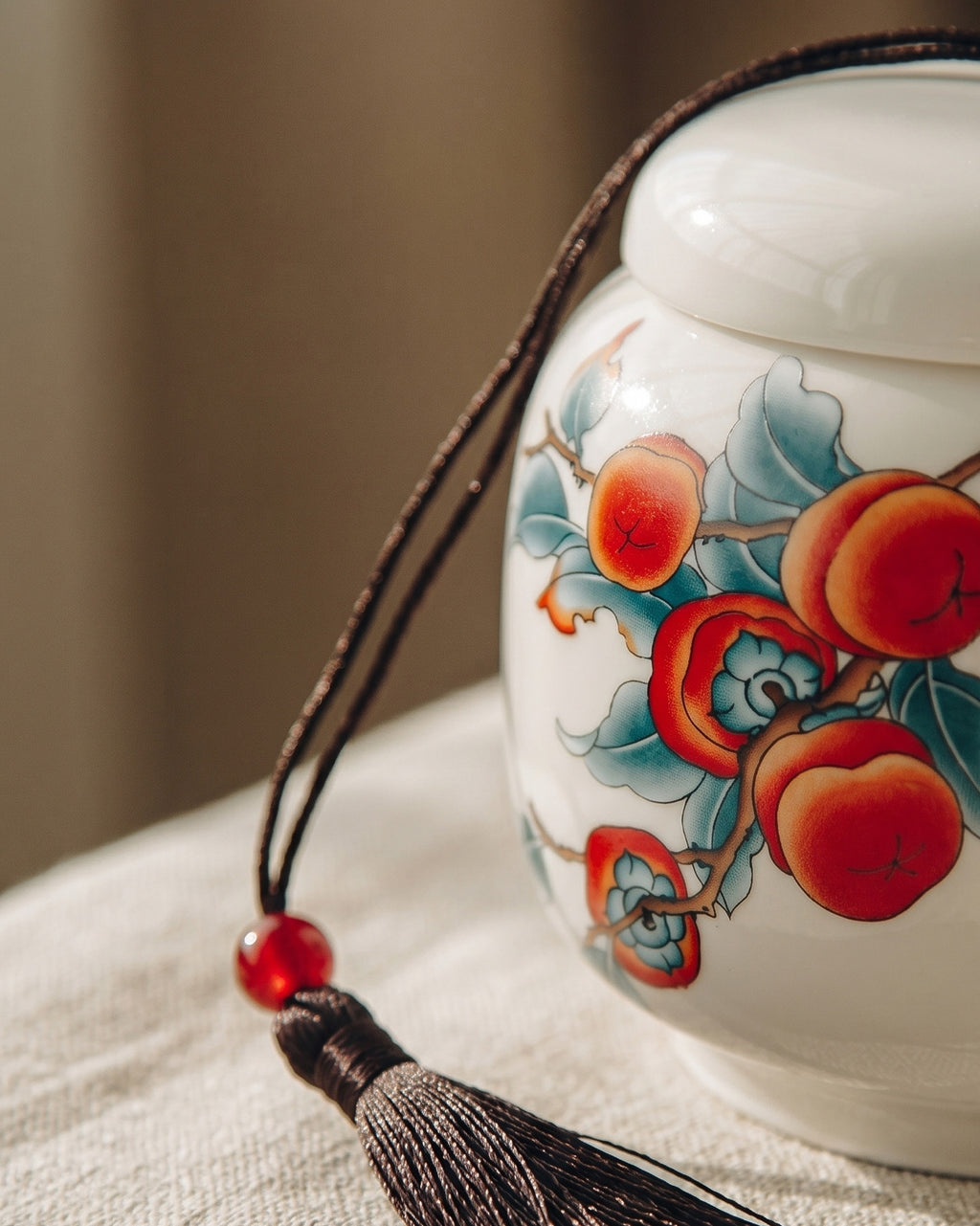 Bokdanji fortune jars in white porcelain