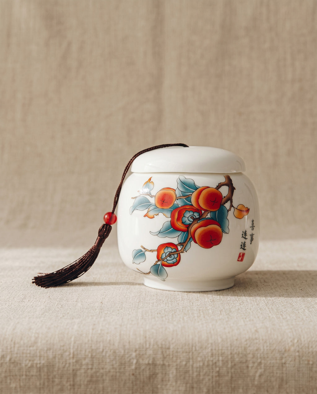 Bokdanji fortune jars in white porcelain