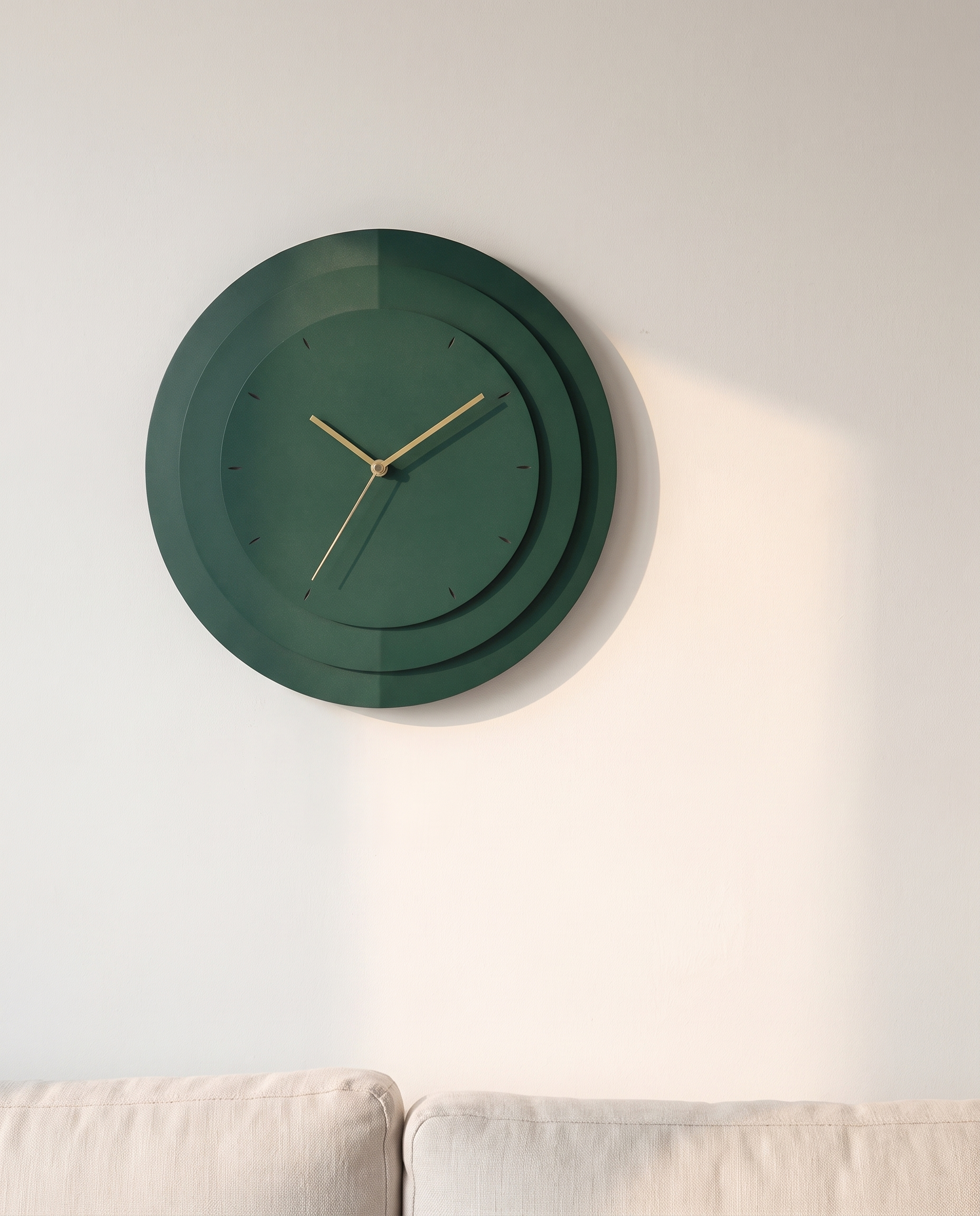 Slit wall clock