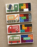 Vehicle crayon set